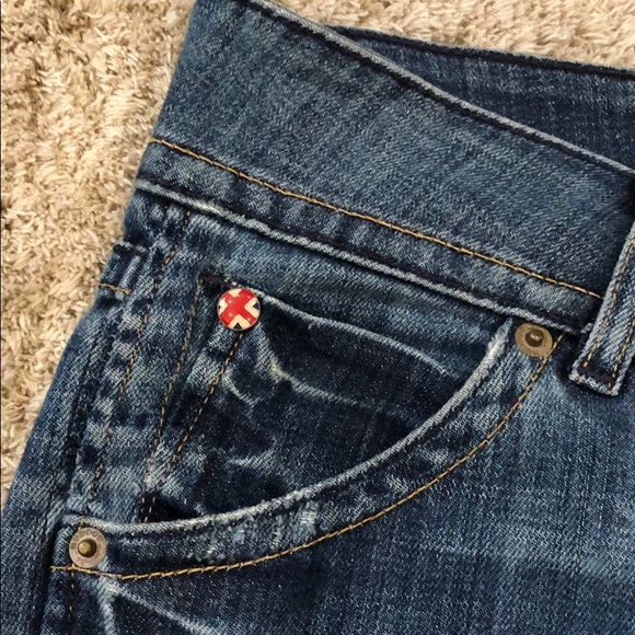 Hudson Flap Pocket Distressed Bootcut Jean - Picture 8 of 8